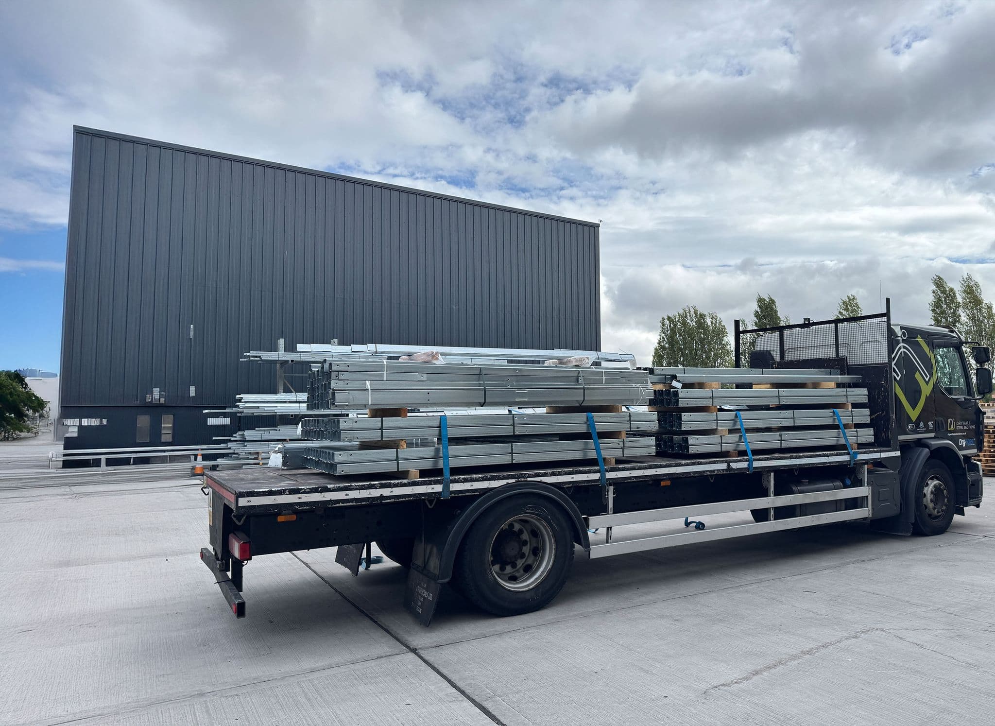 Drywall Steel Systems Loaded Truck